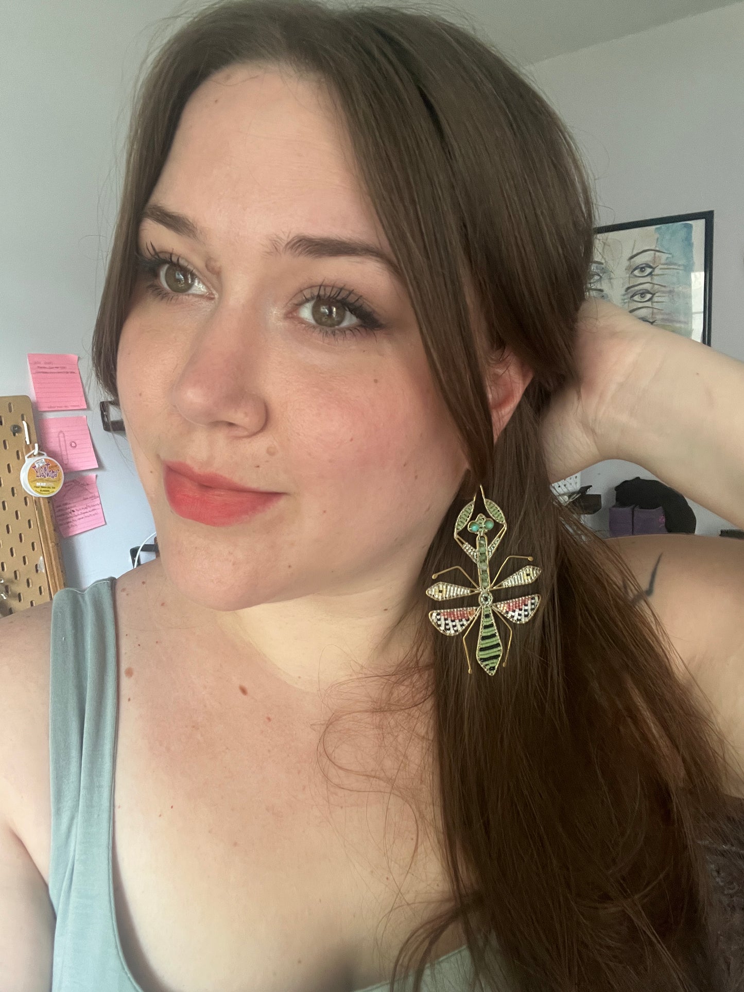 *Pre-order* Praying Mantis Earrings