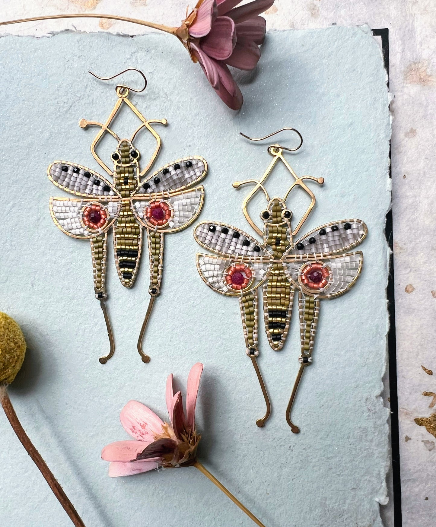 Grasshopper Earrings *CUSTOM*