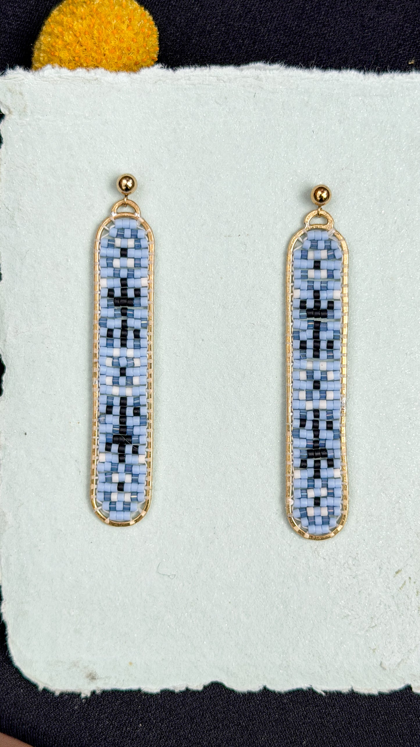 Blue Floral Ovals