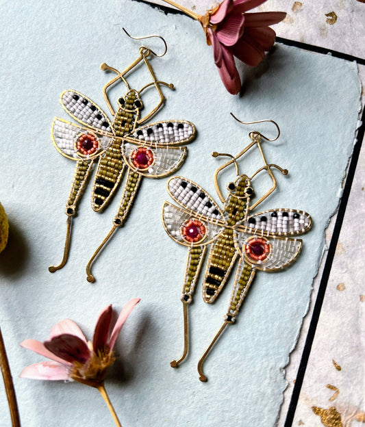 Grasshopper Earrings *CUSTOM*